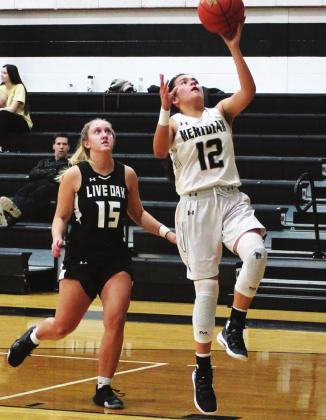 Stella Guerrero/Clifton Record The Meridian Lady Jackets went 0-1 last week, after being defeated by the Waco Live Oak Classical Falcons, 53-22