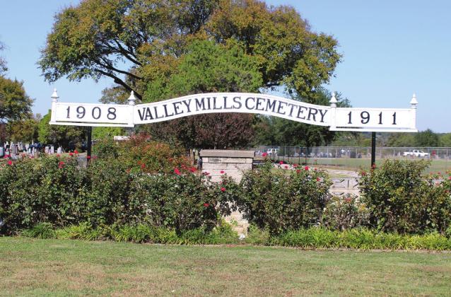 Valley Mills Cemetery is the burial site of many local pioneers and veterans. Ashley Barner | Meridian Tribune