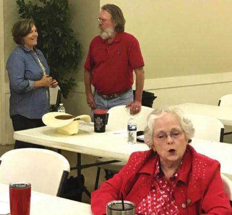 Pam Hardcastle, Kent Ferguson and Susan Ferguson attend the DNA workshop on June 5 at the Clifton Civic Center. Courtesy Photo