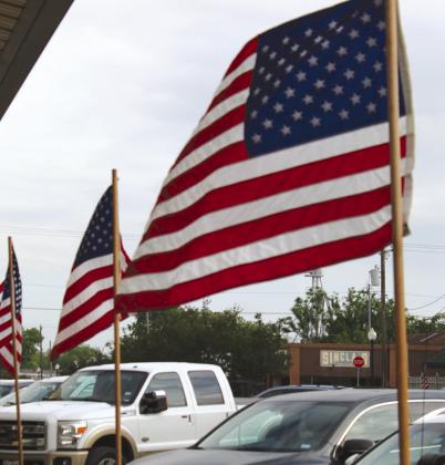 Folks across Bosque County can order US flags from the Robert E. Binford VFW Post #8553 in time to fly them over Memorial Day weekend. Courtesy Photo By VFW Post #8553