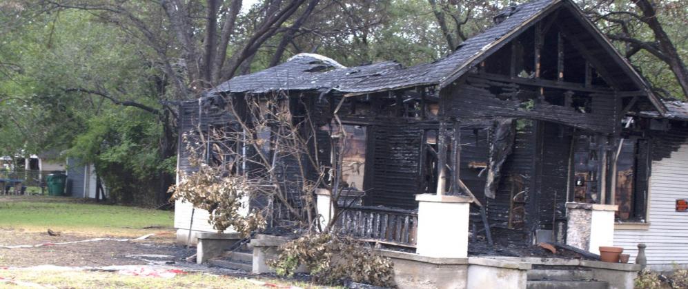 A burnt out house located at the 800 block of N Main The house was set fire Wednesday morning of last week in Meridian. Donations can be made to Janice Anderson Benefite at First Security State Bank. Allen D. Fisher | Meridian Tribune