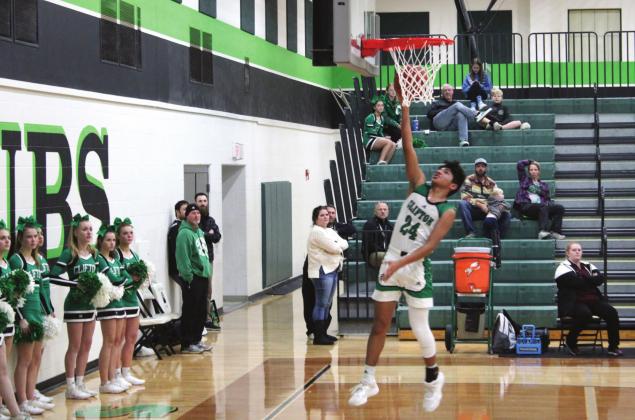 Andres Devora breaks away for a layup with no one in sight. Brook DeZavala | The Clifton Record