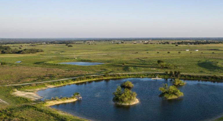 Contributed Photo The 1,000-acre SO3 Ranch provides protection for the North Fork of the San Gabriel River, a tributary of the Brazos River, and includes native prairie many species of wildlife call home.