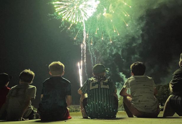 Kids from different ages, backgrounds, and ethnicities in Bosque County got a front row seat for the “Fireworks on the Bosque” display at Clifton City Park on Saturday night, July 1. The event was hosted by the City of Clifton and sponsored by many local businesses in Clifton. Nathan Diebenow | The Clifton Record