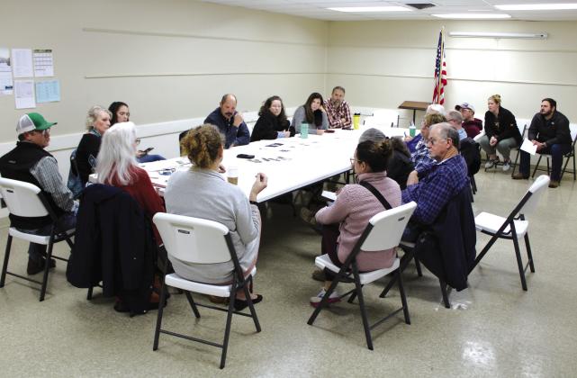 Representatives from different groups within the Clifton community met at the Clifton Civic Center on Thursday, January 25, to discuss and coordinate plans for the upcoming total solar eclipse set for Monday, April 8, 2024. Nathan Diebenow | The Clifton Record