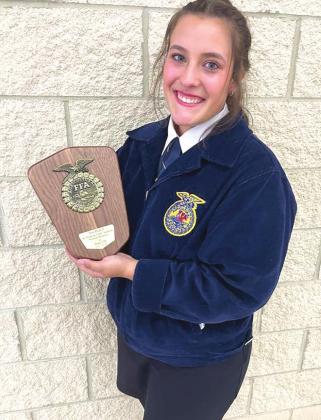 Two from Gap FFA place at Area competition