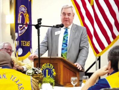 Courtesy Photo By Clifton Lions Club Lions Club Past International Director Sam Lindsey will speak at the Clifton Lions Club’s 95th anniversary banquet on Thursday, March 7.