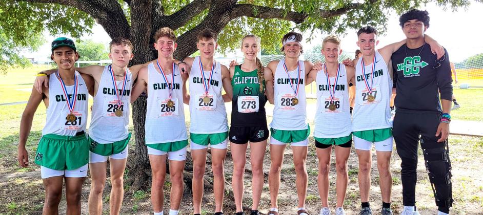 Clifton boys advance to state with 3rd place team finish at regional, Lady Cub Camy Barsh advances individually. Photo courtesy of Clifton High School Yearbook Staff